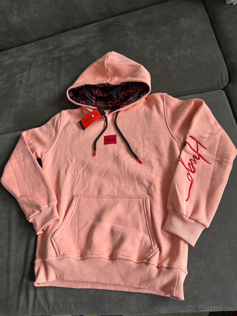 Ružová mikina Hugo boss XL - 2