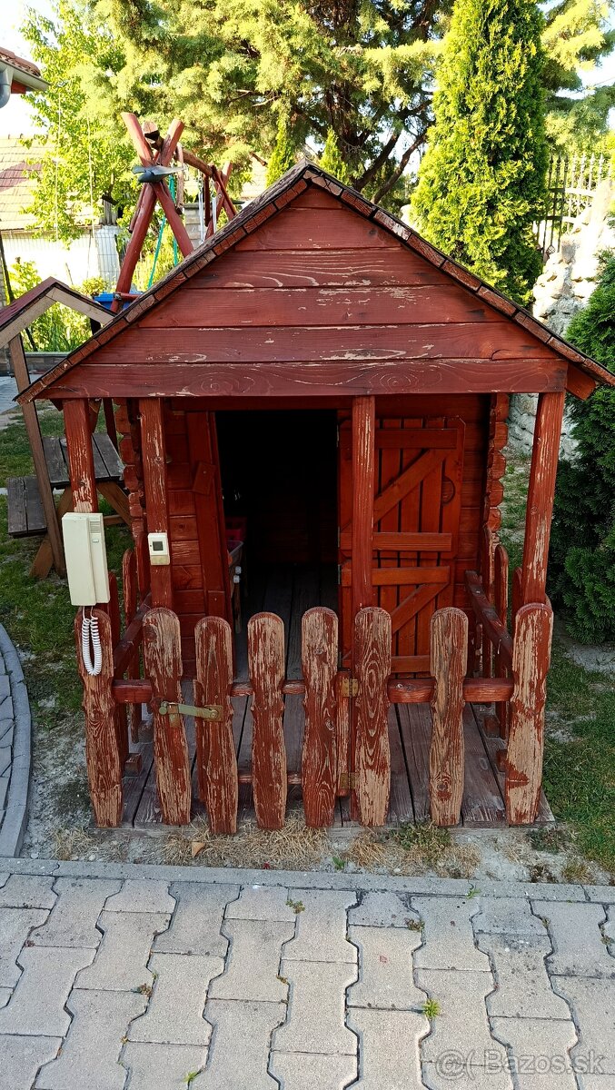 Detský drevený záhradný dom - 2