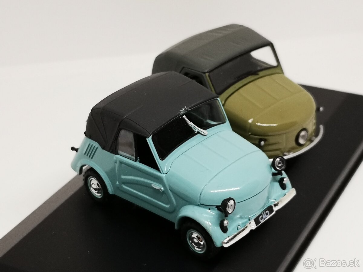Predám zberateľské modely autíčok SMZ S 3a , S1L, 1:43 - 2