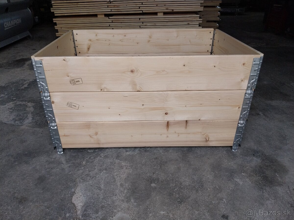 Vyvýšené záhony, paletové ohrádky - 2