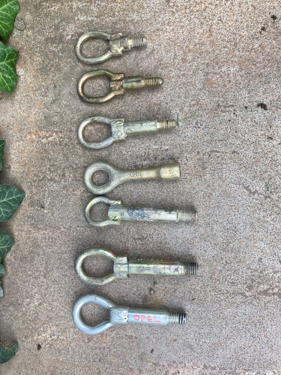 Zdviháky, ťažné oká, kľúče - 2