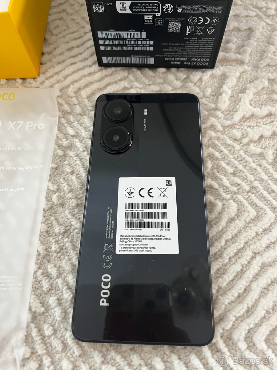 Predam nove POCO X7 PRO 256GB BLACK - 2