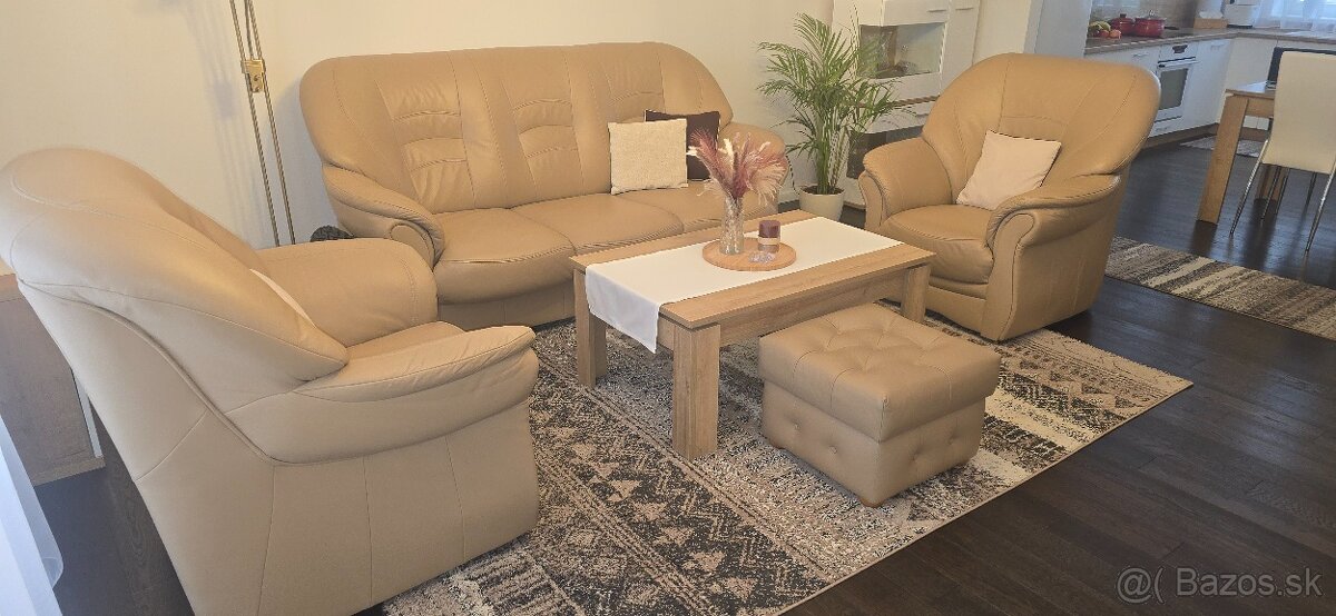 Kožená sedacia súprava - 2