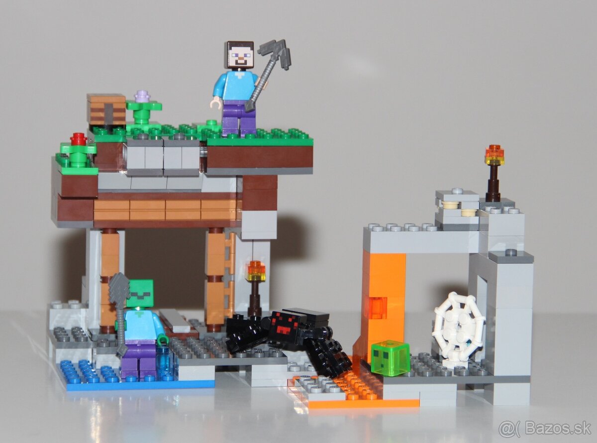 Lego Minecraft 21166 - Opustená baňa - 2