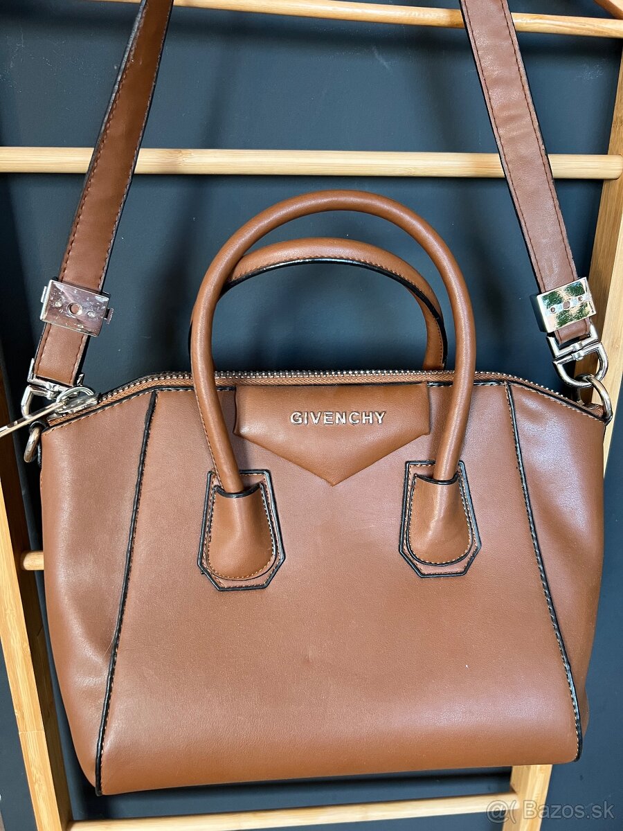 Hnedá kabelka cez plece - 2