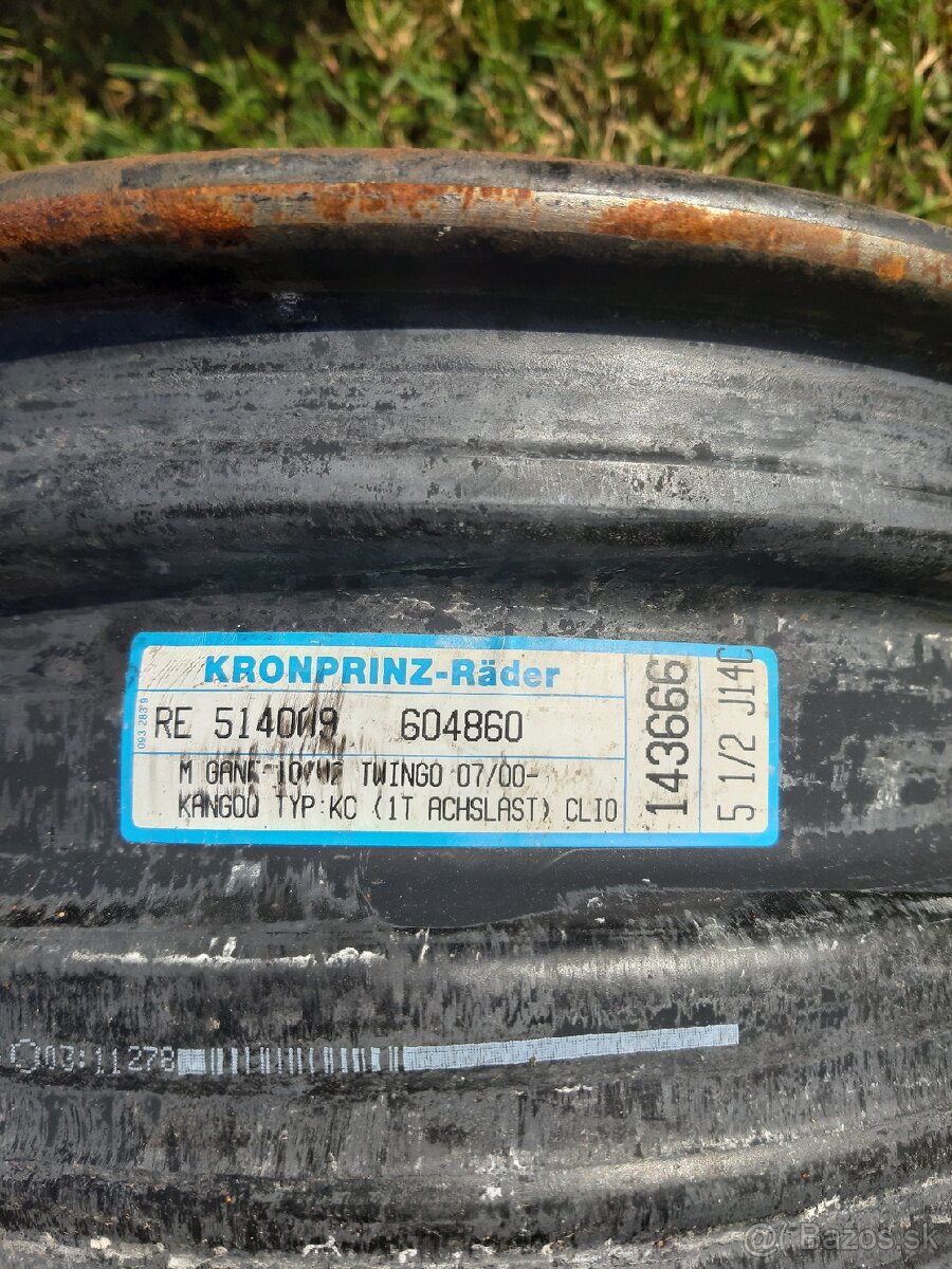 Plechove disky 14'' - 2