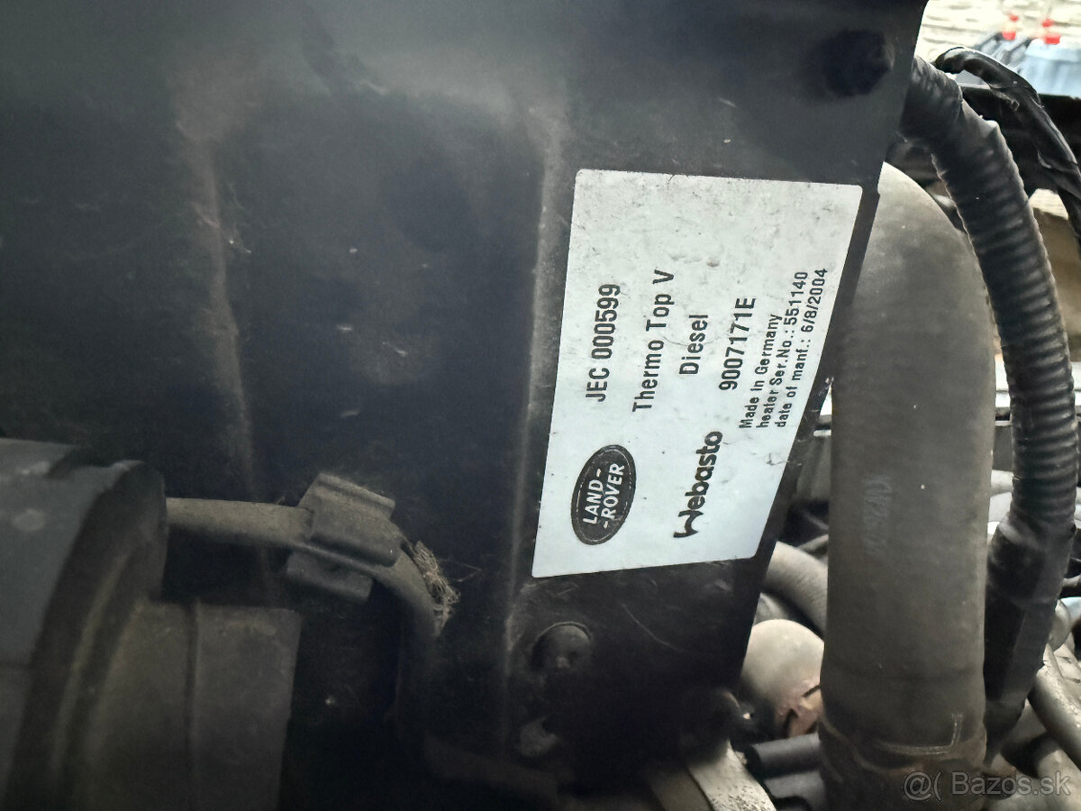 Predam kurenie/prihrev Webasto Thermo Top V pre Land Rover - 2