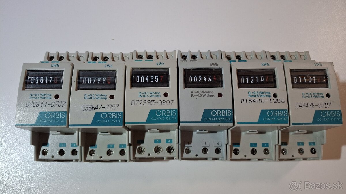 Elektromery analogove EU 1F/2P - 2