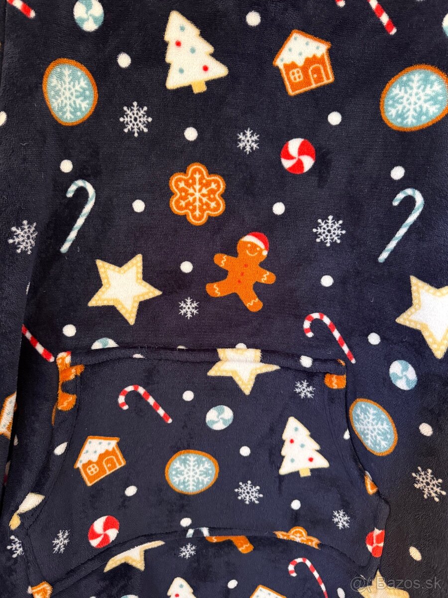 Oodie pončo, one size, Very Merry Christmas - 2