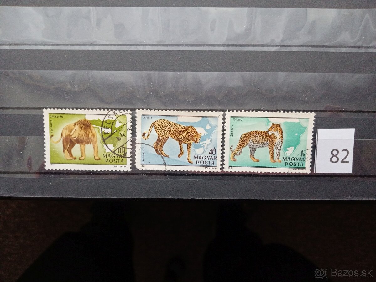 Poštové známky č.428 - FAUNA SVETA V. - 19 sérií - 2