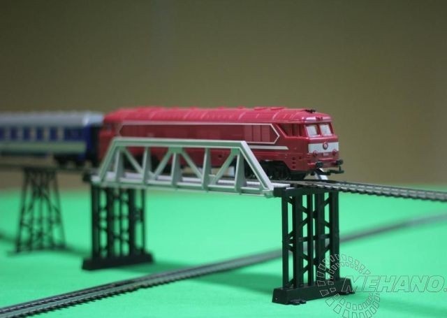 H0 vláčik železničný most set novy - 2