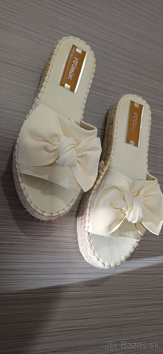 Letné topánky - šľapky na plaforme - 2