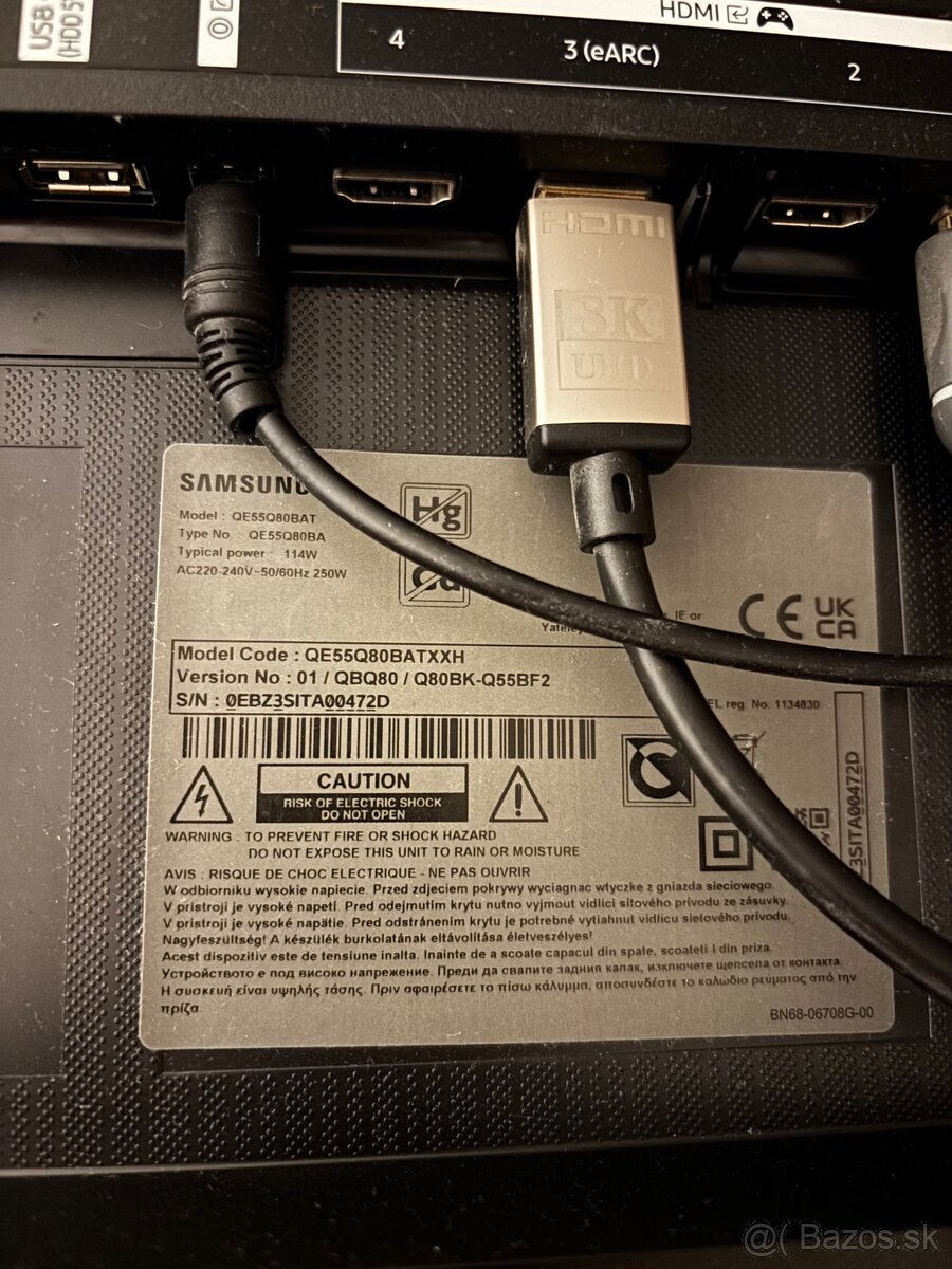 55" QLED 4K TV QE55Q80B Séria Q80B - 2