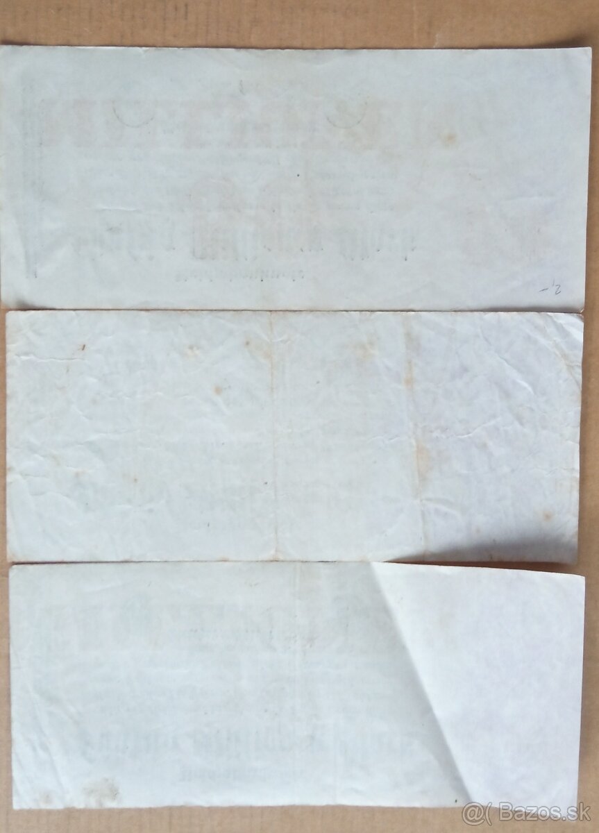 3x 50 mil. mark 1923 - 2