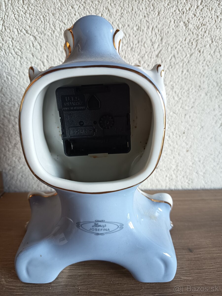 Porcelánové hodiny JOSEFÍNA - 2