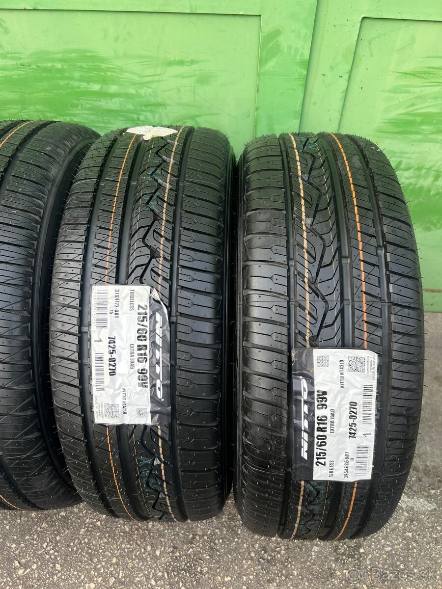 Letne pneumatiky nitto 215/60R16 - 2