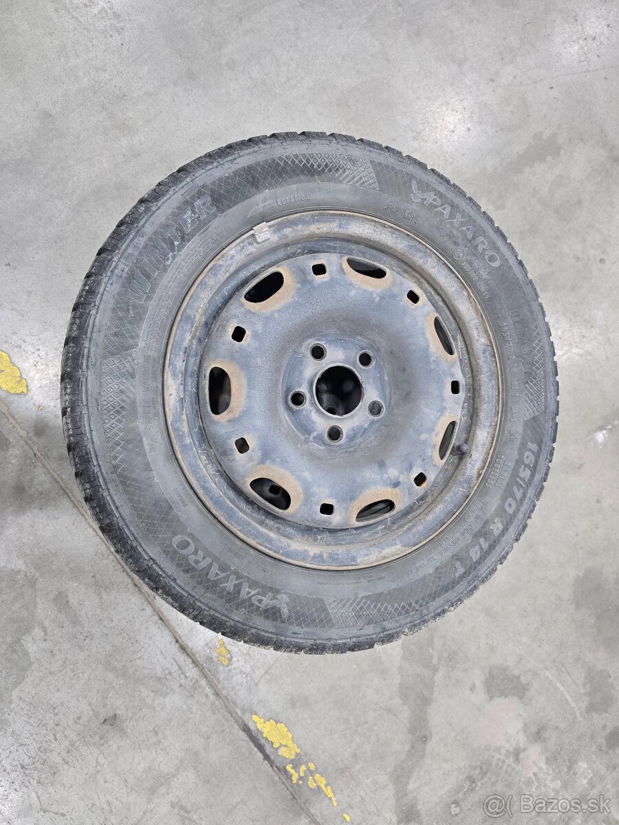 Pneu paxaro zima s diskami 165/70/R14 - 2