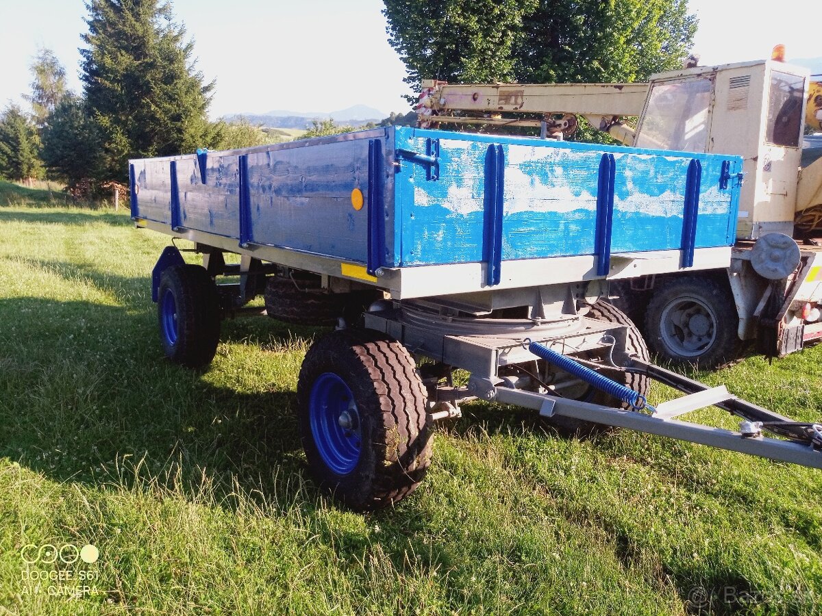 Vyklapacia vlečka štvorkolesova 9t - 2