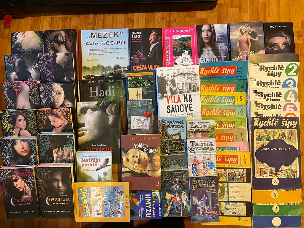 Winterhouse,Kniha stínů,Sukuba,Trosečníci z Vlaštovky atd - 2