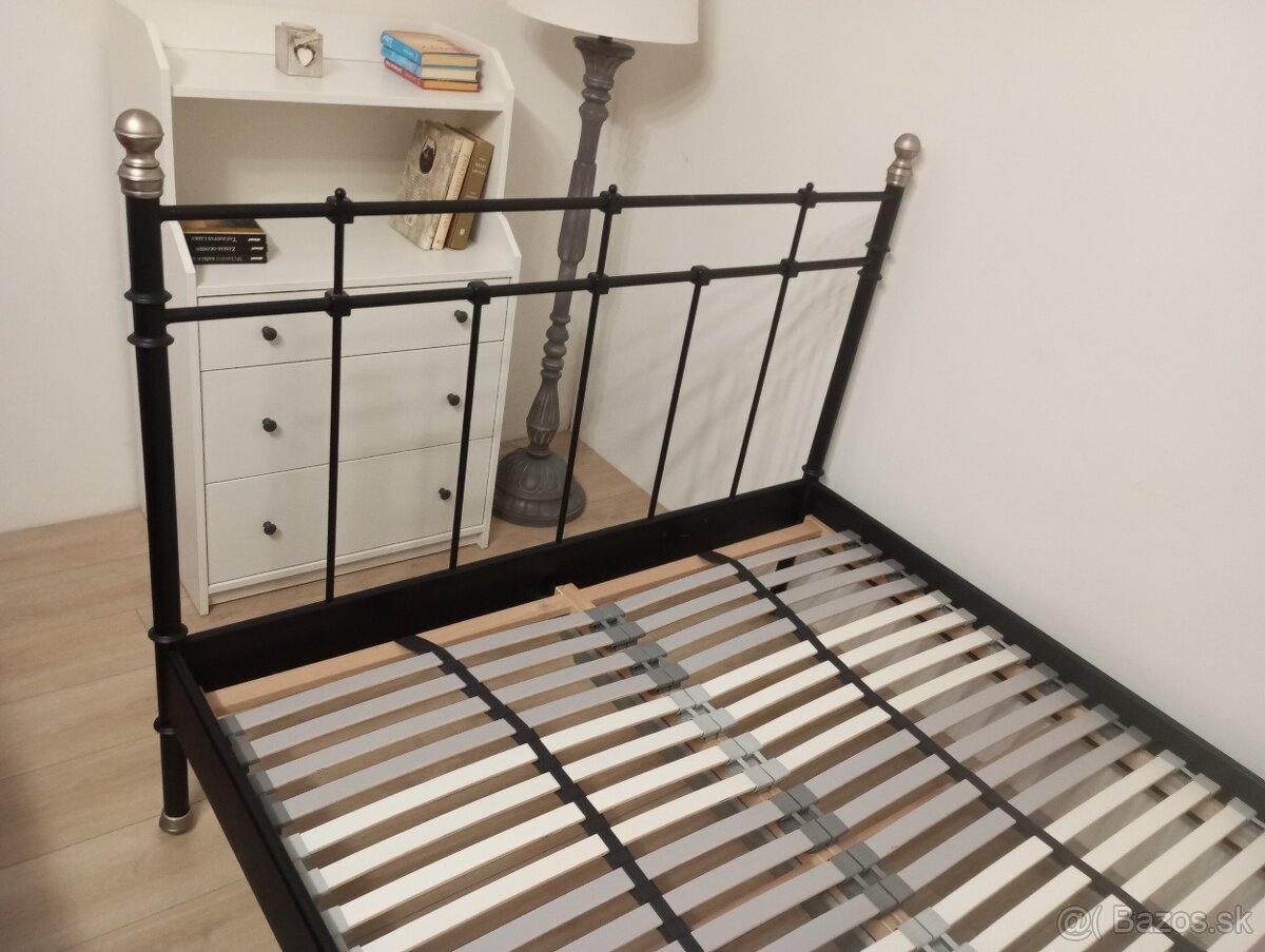 kovová posteľ Ikea 140x200 - 2