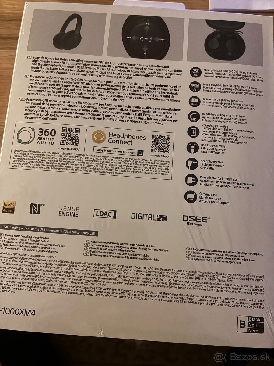 Bezdrôtové slúchadla Sony WH-1000XM4 - 2