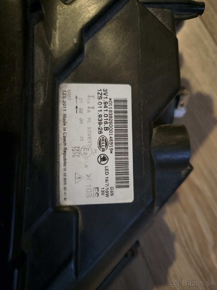 Pravý svetlomet skoda superb 3 - 2