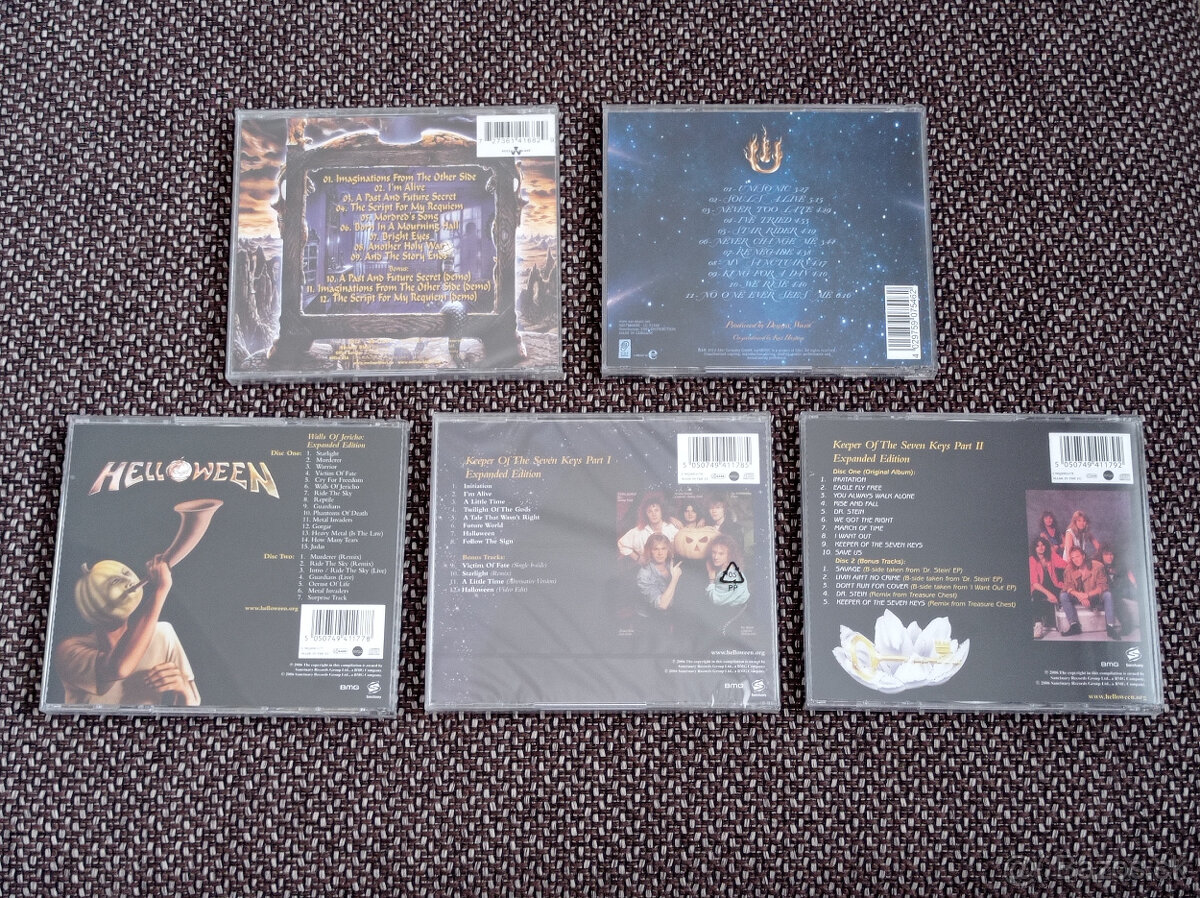 Predám CD Blind Guardian, Unisonic, Helloween - 2
