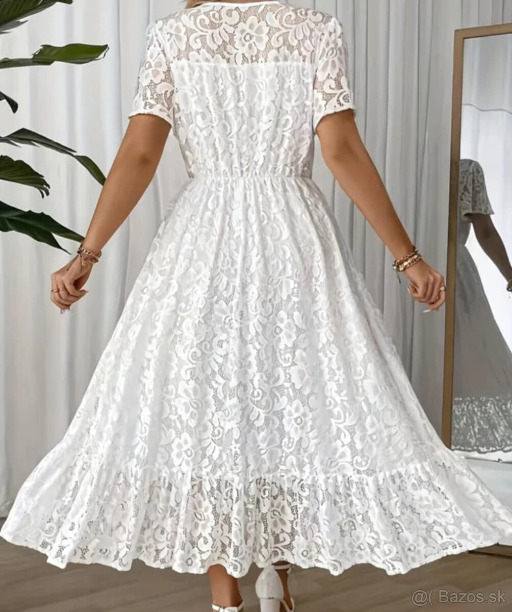 elegantne biele saty - 2