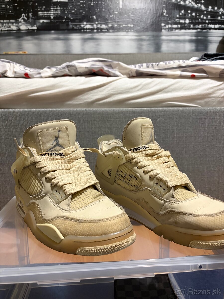 Air jordan retro 4 x offwhite - 2
