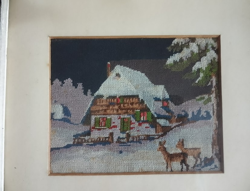 Predam stary vysivany obraz - 2