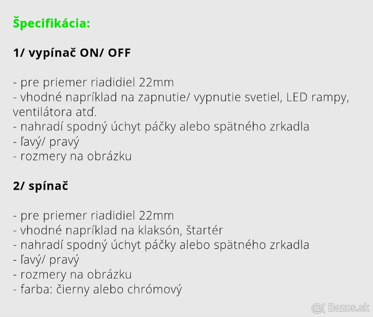 Vypínač na moto - 2