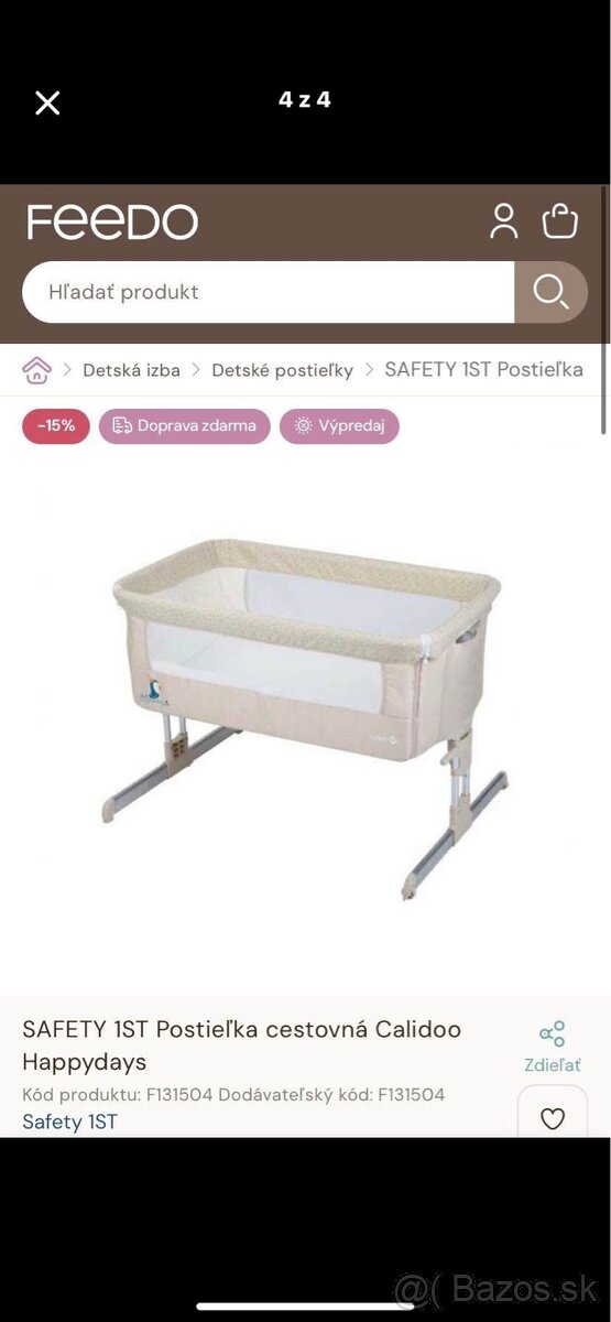 Detská postielka Safety - 2