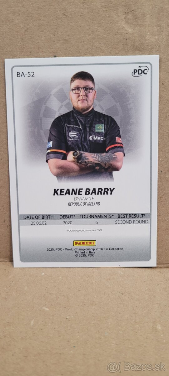 Hráči PDC Darts Šípky #5 2026 - 2