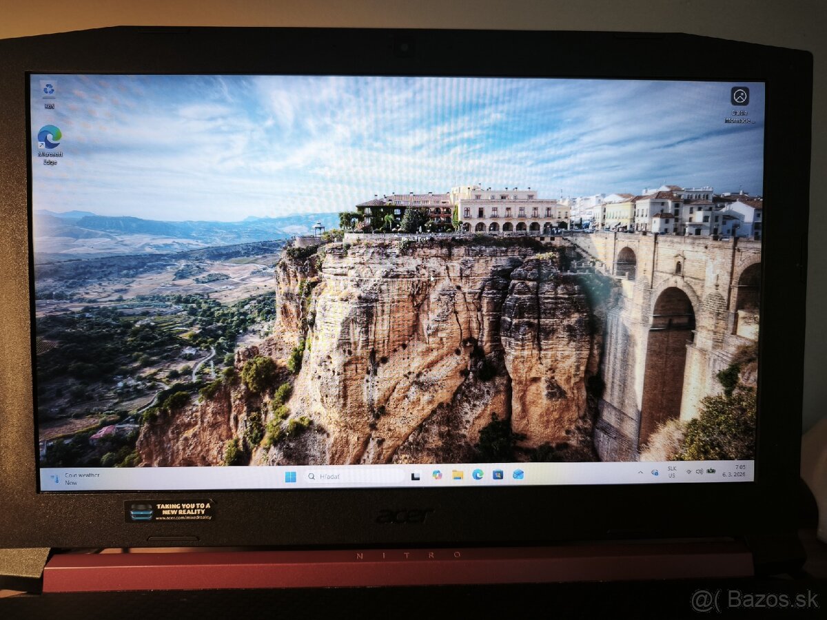 Predám herný notebook Acer Nitro v5 - 2