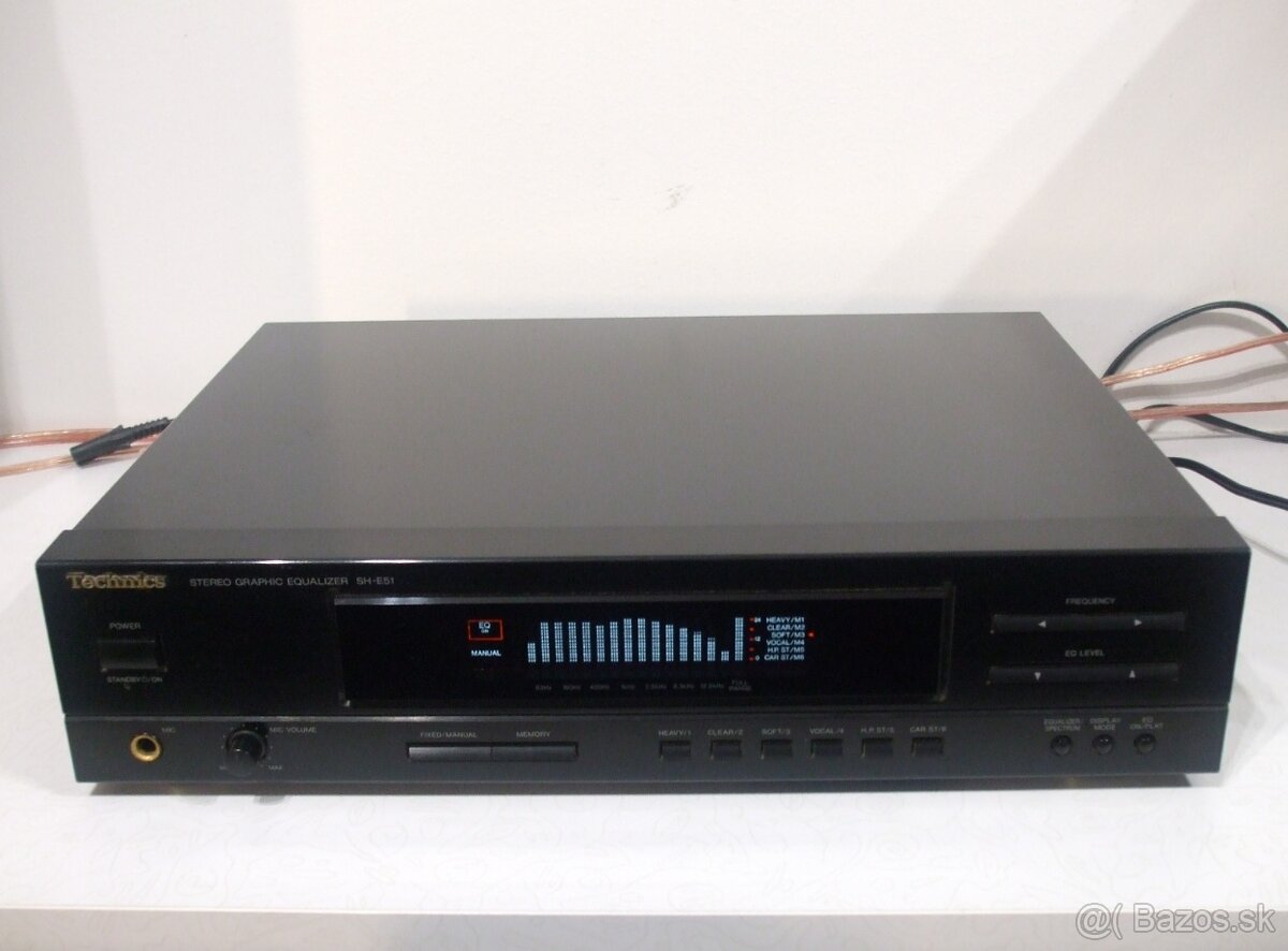 TOP stav MIDI HiFi equalizer TECHNICS SH-E51 vyr. Japan AE27 - 2