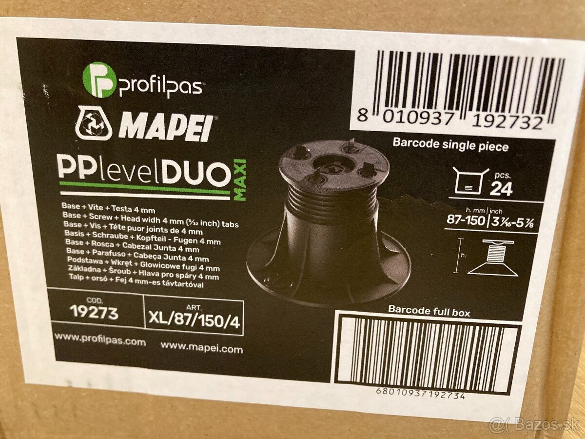 Rektifikačné terče pod dlažbu - 2