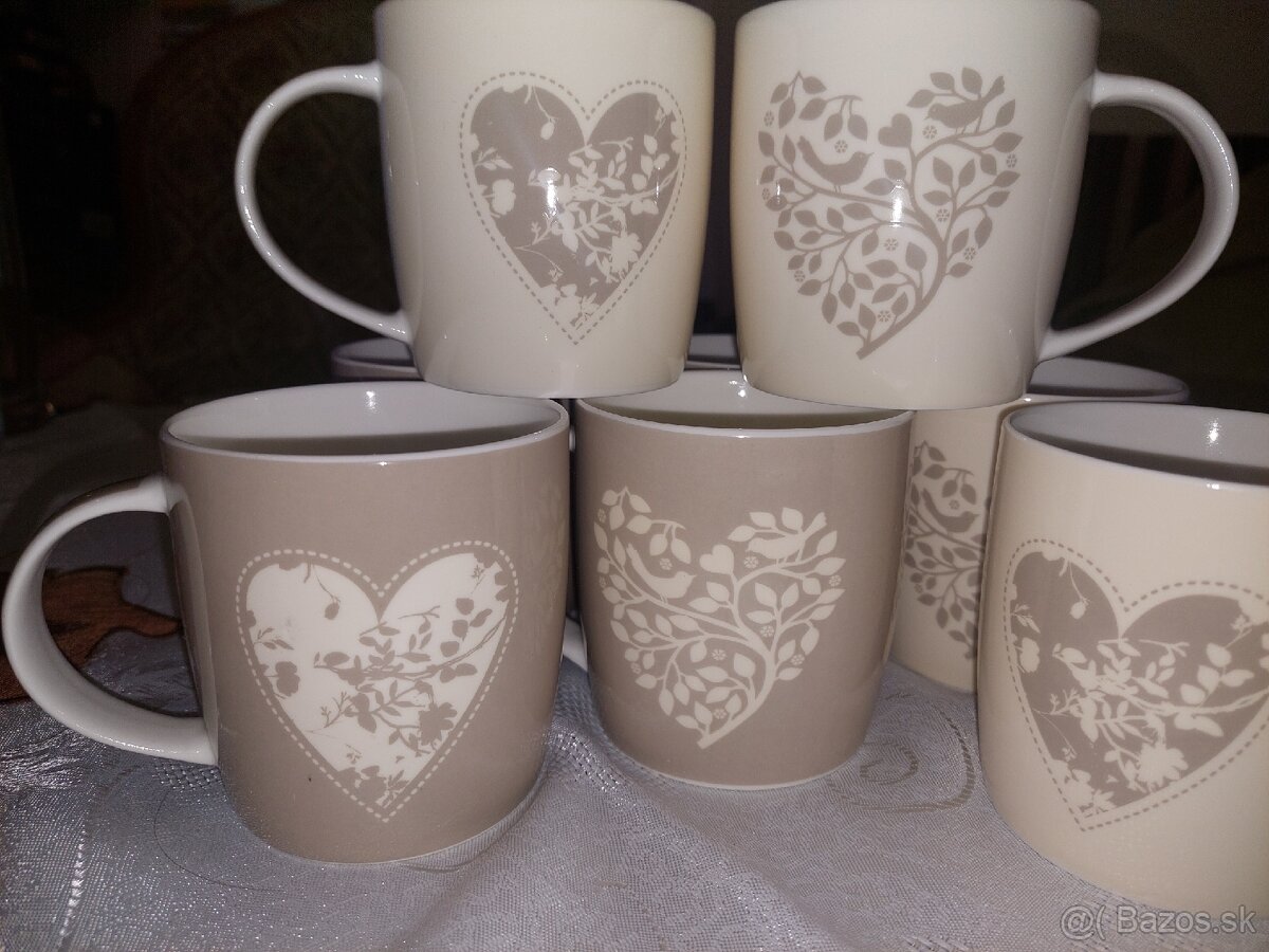 Predám šálky na čaj 8x - 2