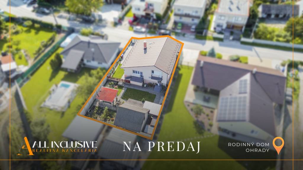 ALL INCLUSIVE | NA PREDAJ 5-IZBOVÝ RODINNÝ DOM, OHRADY - 2