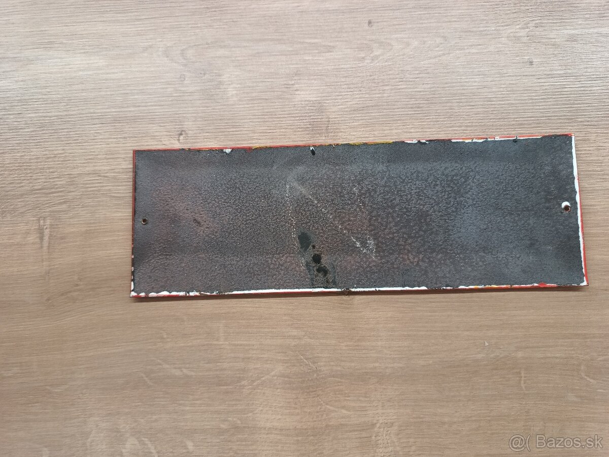 smaltovaná ceduľa Fajčiť zakázané - 2