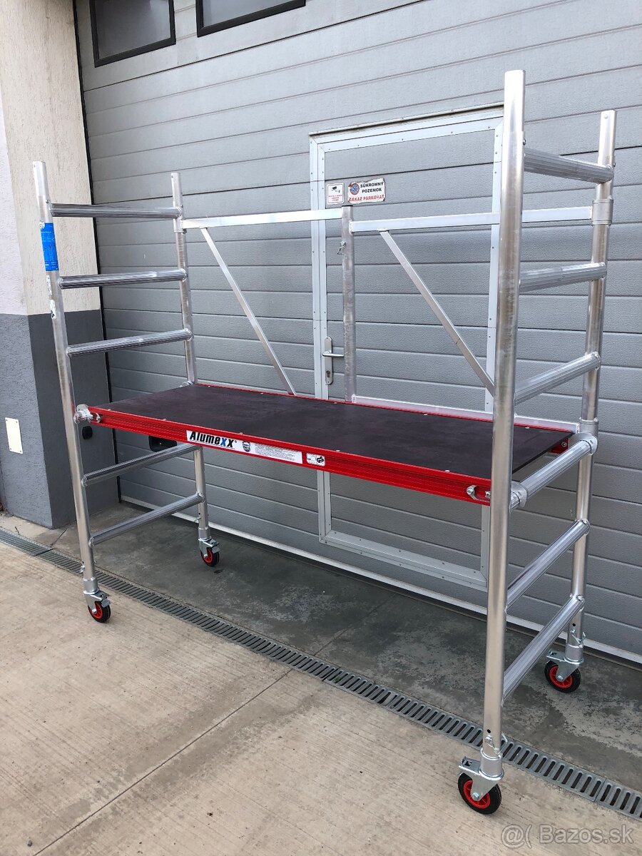 Mobilné hliníkové lešenie na kolieskach. DOPRAVA ZDARMA - 2