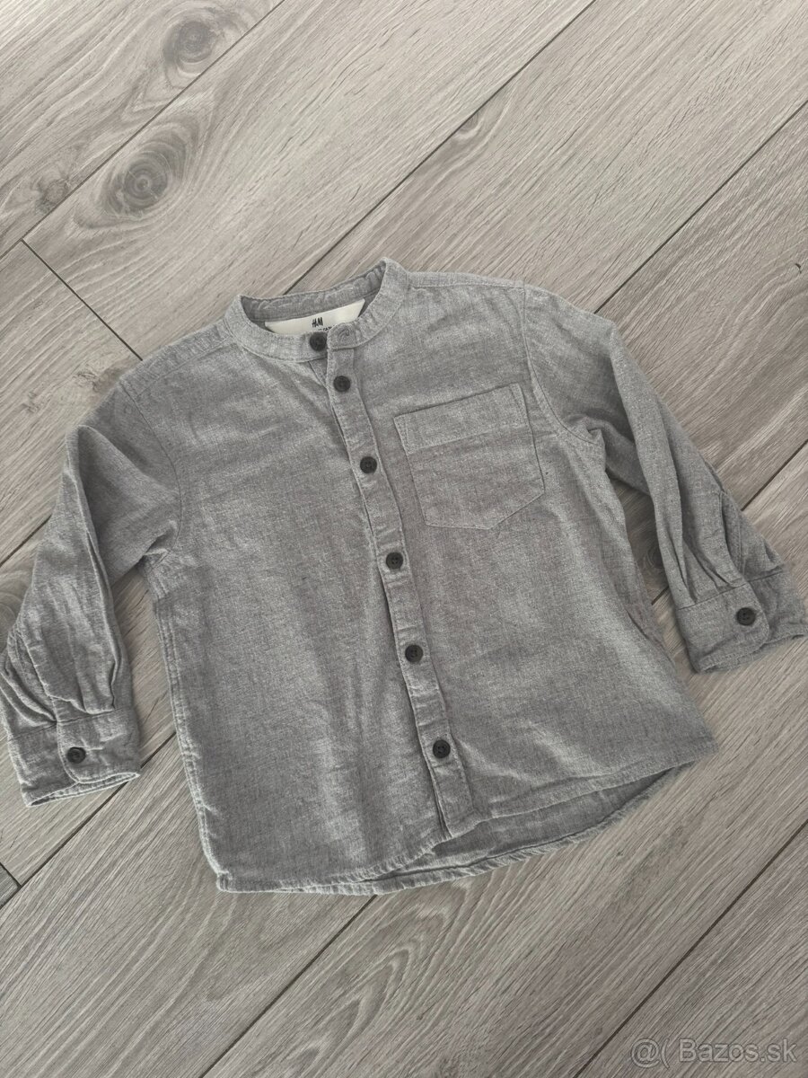 sivá košeľa H&M - 2