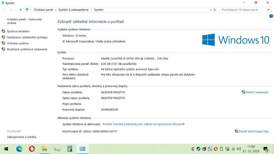 predám Lenovo pc zostavu 200e alebo 160e - 2