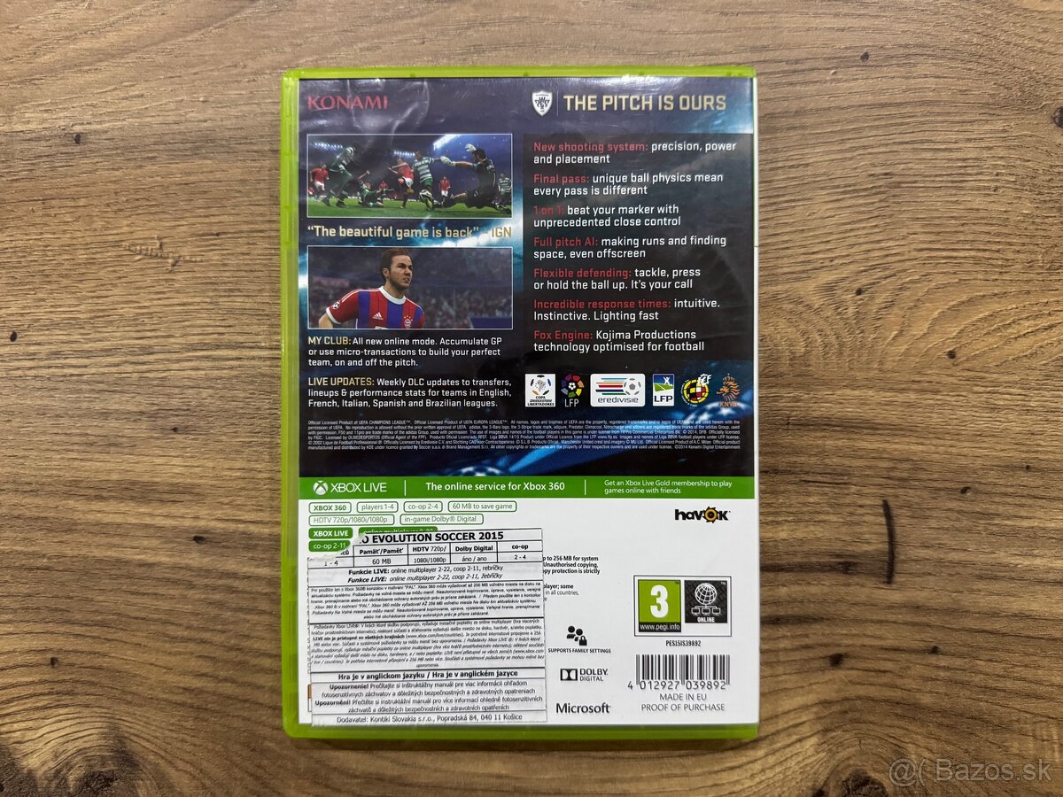 Hra Xbox 360 - PES Pro Evolution Soccer 2015 - 2