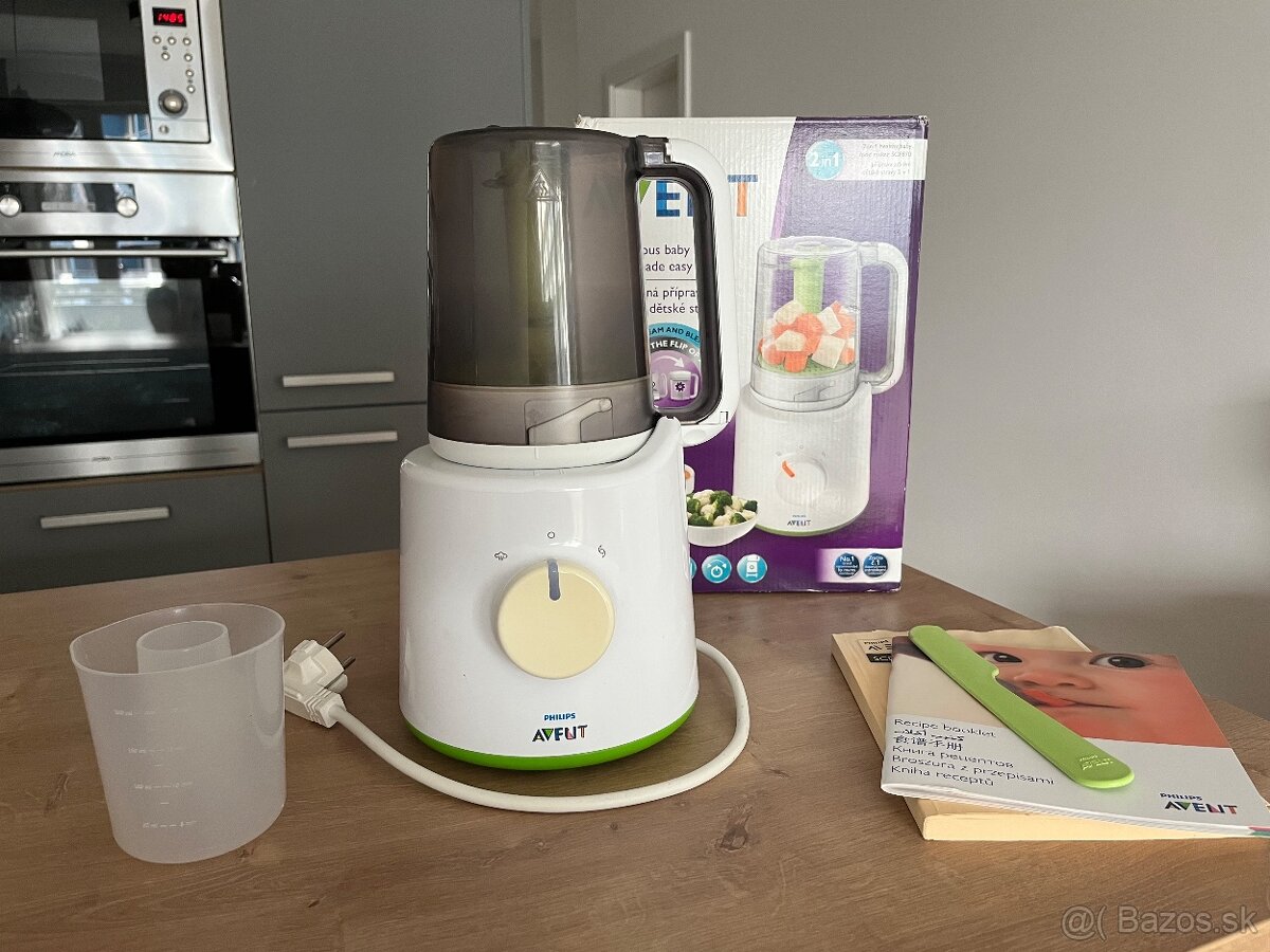 Philips Avent 2v1 - parny hrniec a mixer - 2
