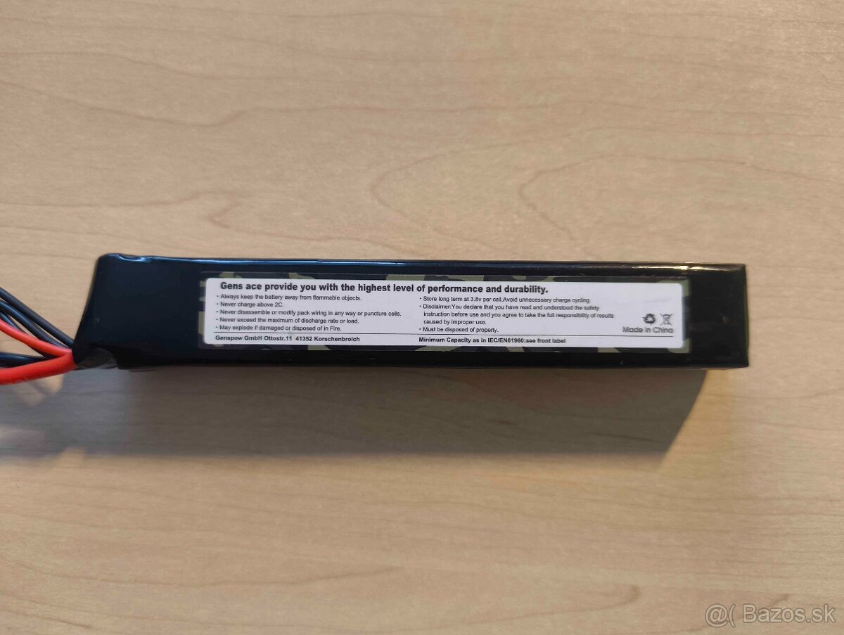 Li-Pol akumulátor Gens ACE 11,1V 1500mAh 25C - Dean-T - 2