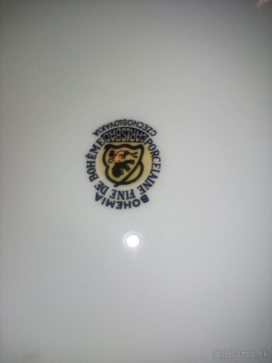 Bohemsky porcelan sada - 2