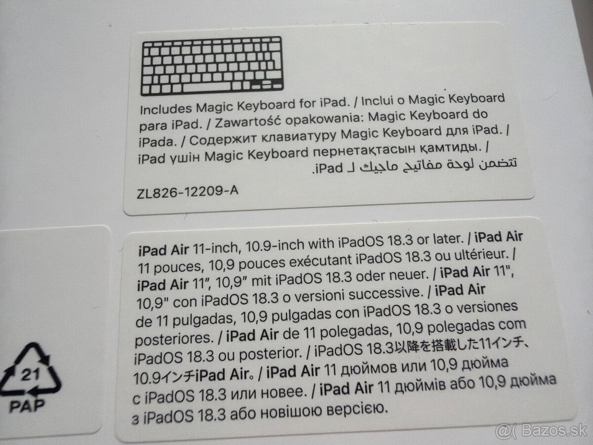 Apple magic keyboard pre iPad air - 2