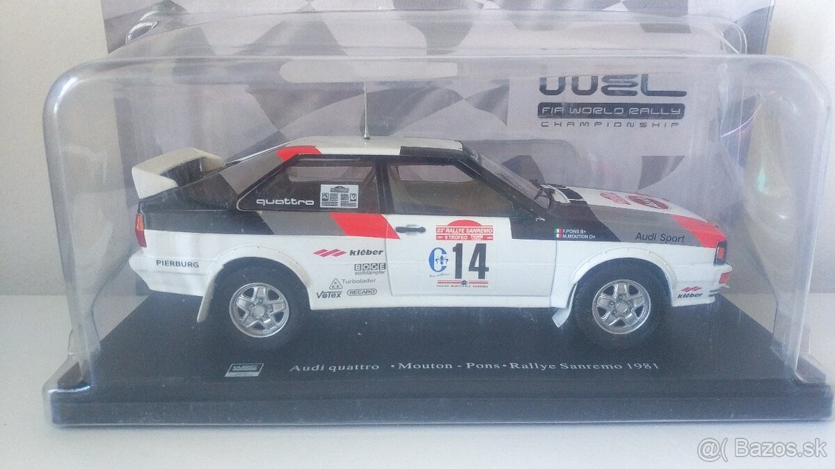 Rally modely 1:24 - 2