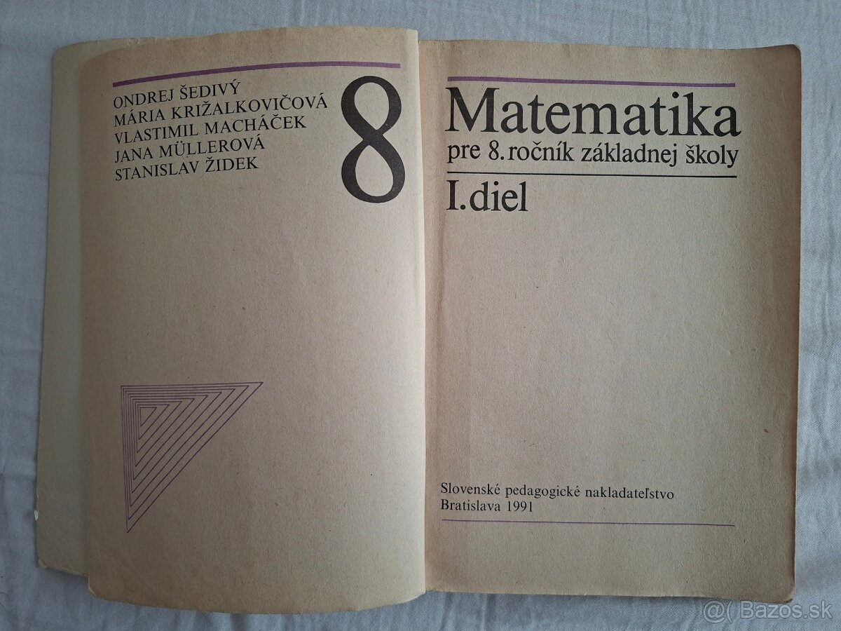 Matematika 8 (I. diel, 1991) - 2