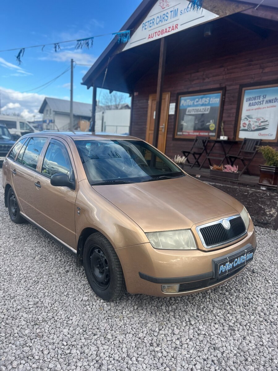 Škoda Fabia combi 1,4 BA+LPG,50kw,M5 - 2